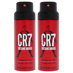 CR7 by Cristiano Ronaldo for Men - 4 oz Body Spray - Pack of 2